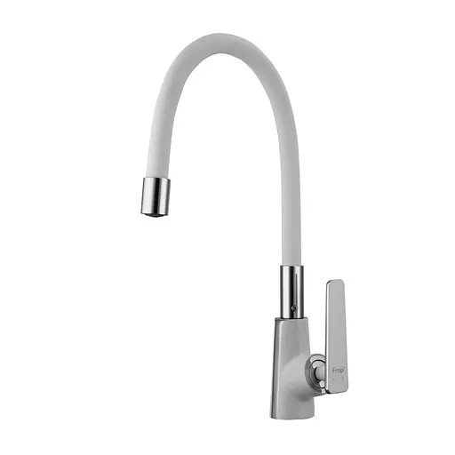 Смеситель для кухни Frap F4458 белый/хром - фото 1