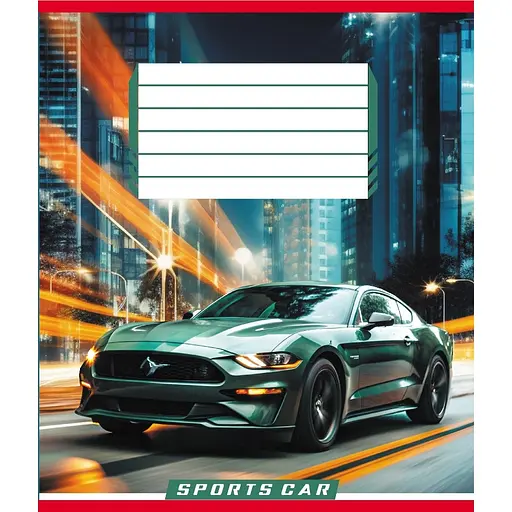 Зошит учнівський "На швидкості світла" Leader 036-570250K-4 в клітинку, 36 аркушів - фото 1