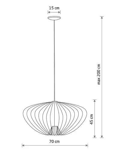 Подвесной светильник, люстра Nowodvorski 11252 Pumpkin L GU10 1x10W IP20 Темно-серый - фото 9
