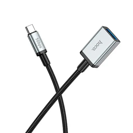 Кабель Hoco Type-C male to USB female USB 3.0 excellent speed extension cable US10 0.5 м 5Gbps OTG - фото 3