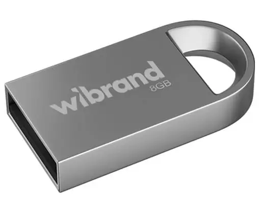 Flash Wibrand USB 2.0 Lynx 8Gb Silver - фото 1