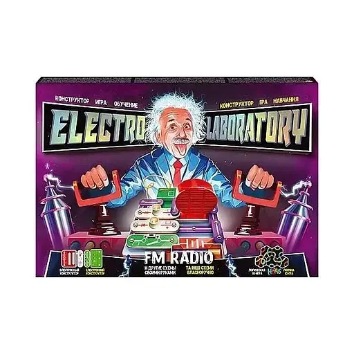 Электрический конструктор Danko Toys Electro Laboratory. FM Radio (ELab-01-01)