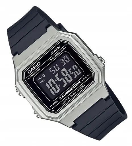 Годинники чоловічі кварцові оригінальні Японія Casio Collection W-217HM-7BVEF з полімерним ремінцем (модуль - фото 3