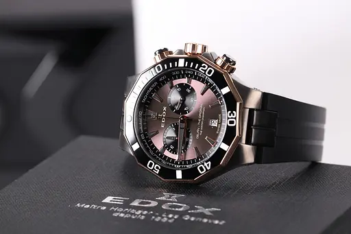 Годинник Edox Delfin Chronograph 10112 357GRNCA BRNR - фото 4