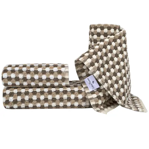 Рушник Lotus Home Ruta brown коричневий 70х140 см (svt-2000022349635) - фото 6