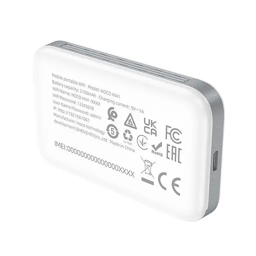 Портативний роутер - модем 3G 4G - HOCO HI41 Mobile portable Wi-Fi (Europe Asia and Africa) - фото 3