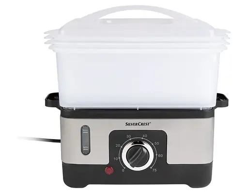 Електрична пароварка Silver Crest SDG 950Вт C3 9л 3 ємності - фото 5