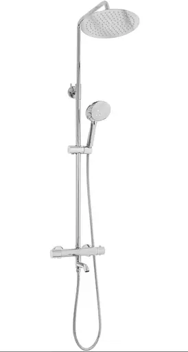 Душовя система Rea Lungo з термостатом та виливом хром REA-P6607, Хром - фото 8