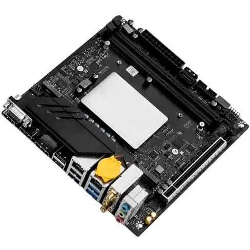 Материнская плата Maxsun с процессором MoDT 12450H ITX WIFI, i5-12450H (4P(HT) 3.3-4.4Ghz+4E), Int.Video(CPU), 4xSATA3, 1xPCI-E 8x 4.0, 2xM. 2 4.0, 1xM.2 3.0, Intel AC9560, RTL8125B+RTL8111H, VGA/DP/2xHDMI, mini-ITX - фото 4