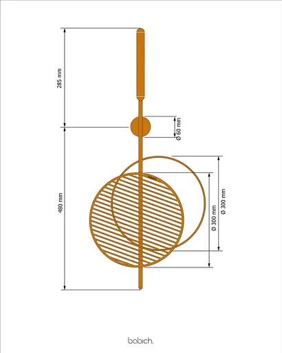 Настінне бра Babich Studio Mid B other any color - фото 5
