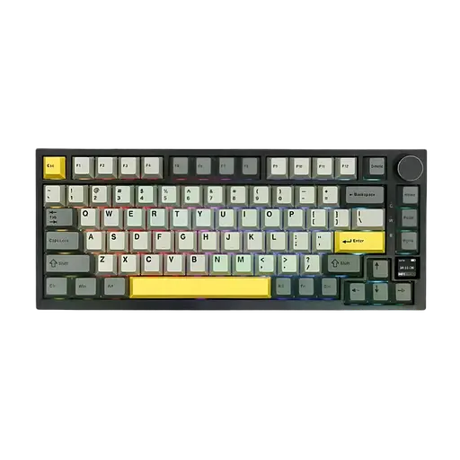Игровая механическая беспроводная клавиатура AJAZZ AK820 Pro, Gift Switch, RGB, Hot-Swap, Rapid Trigger, Черный - фото 1