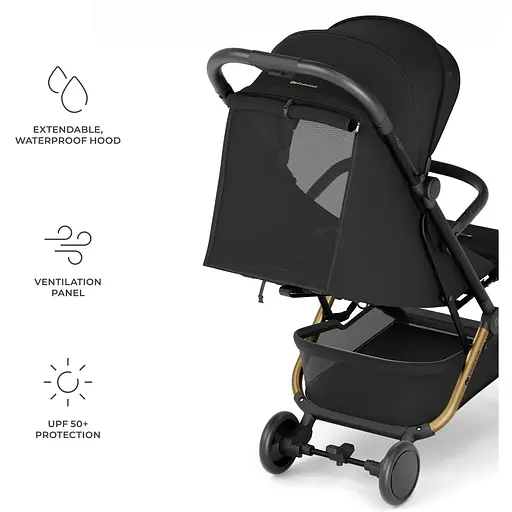 Коляска прогулянкова Kinderkraft Pilot 2 Midnight Black (SPILO02BLK0000) - фото 14