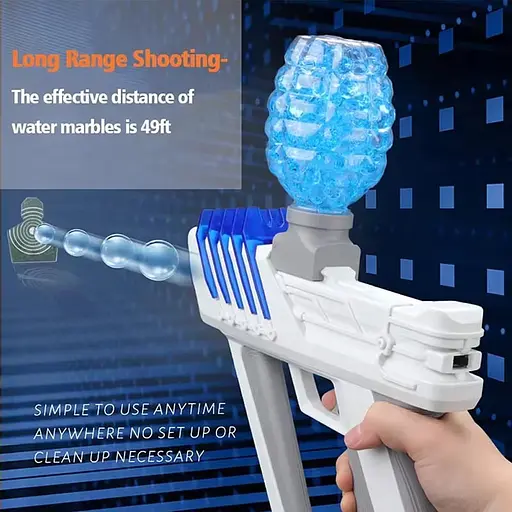 Пістолет на гідрогелевих кульках (орбізах) Gel Energy XS-873 Grey - фото 3