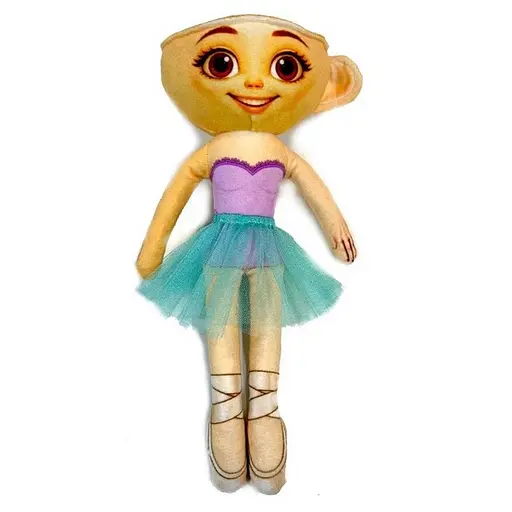 Дитяча м'яка іграшка "Балеріні" Сувенір-Декор BAL, розмір 35 см - фото 1
