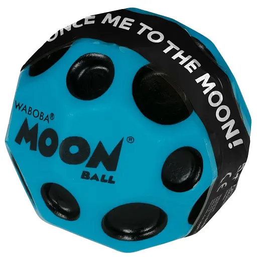 Мяч Waboba Moon 6.5 см голубовато-черный (2986096053022) - фото 2