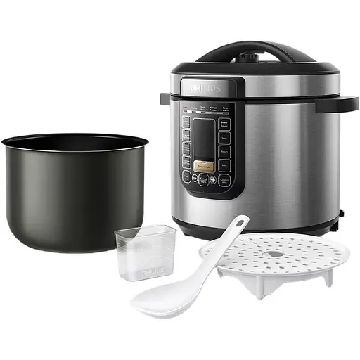 Мультиварка Philips Viva Collection 1300 Вт чорна (HD2237/41) - фото 3