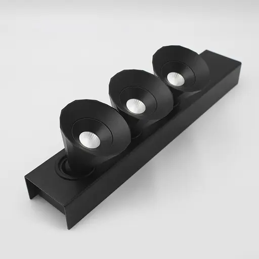 Накладной светильник Skarlat RSLC74131-3 3x7W BK 3000K - фото 2