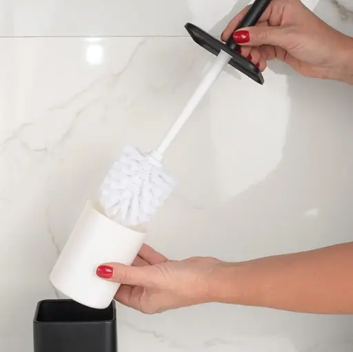 Ершик для унитаза Yoka Amba black PD.AMBA FB, Черный матовый - фото 6