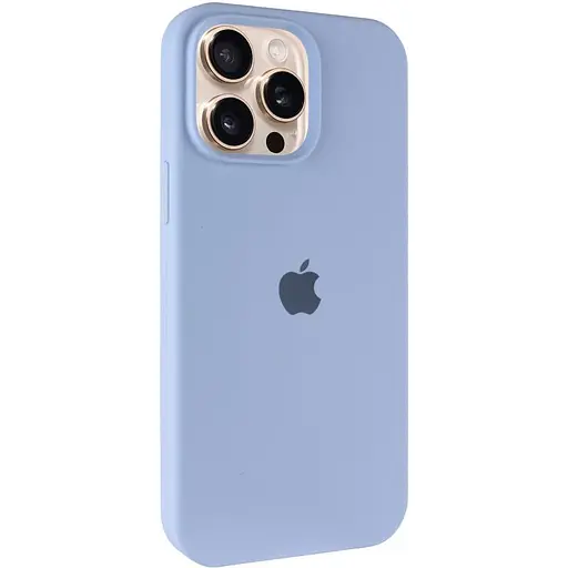 Чохол Silicone Case Full Protective (AA) для Apple iPhone 13 Pro Max (6.7) Блакитний / Lilac Blue - фото 1