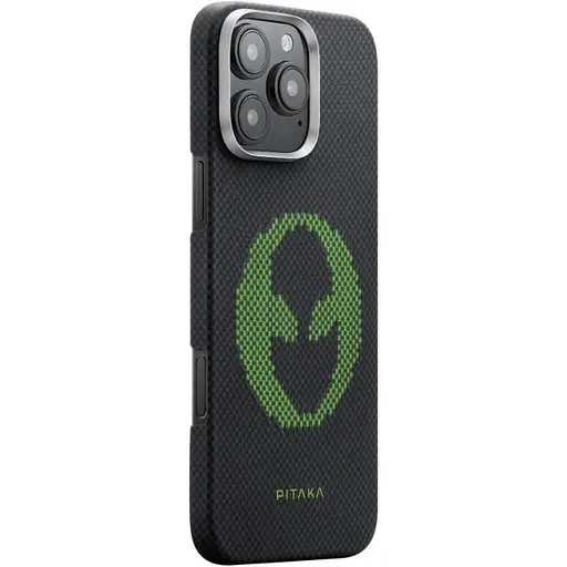 Чохол Pitaka MagEZ Tactile Woven Aries для Apple iPhone 16 Pro Alien (KI1601AL) [136820] - фото 2