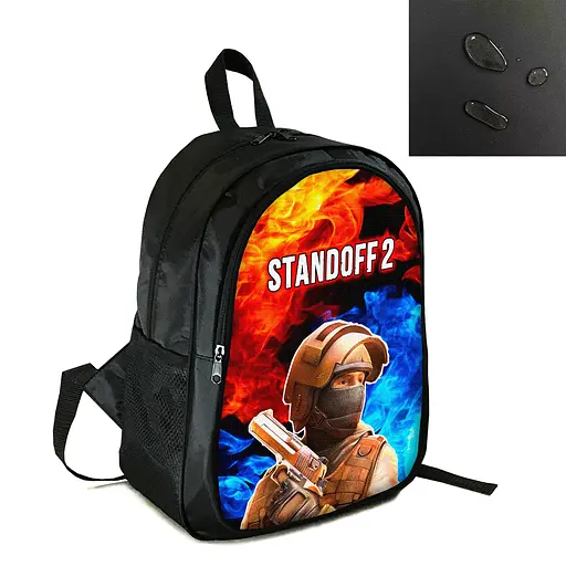 Рюкзак шкільний/міський 38×28см з принтом Standoff 2 дитячий, підлітковий, спортивний (4248)