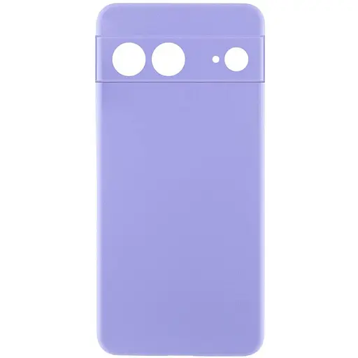 Чохол TPU GETMAN Liquid Silk Full Camera для Google Pixel 7 Бузковий / Light purple