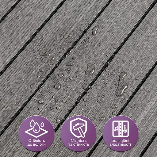 Покрытие виниловое самоклеющееся 3D рейки 600х600х2,8мм Металлический пепел SW-00002196 - фото 4