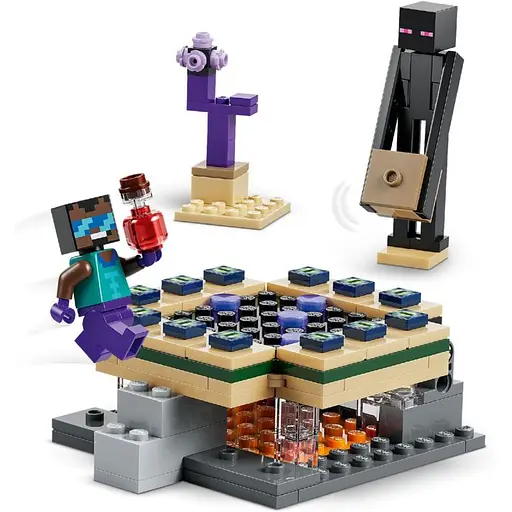 Конструктор LEGO Minecraft Подорож до Нижнього світу та Порталу до Краю 192 деталі (21584) - фото 3