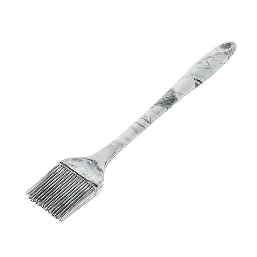 Кисточка кондитерская силиконовая под мрамор для выпечки 25 см, Kitchen Master Серый 86505 - фото 1