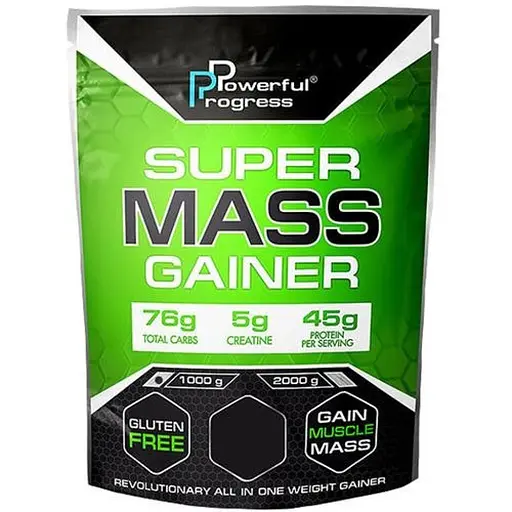 Гейнер Powerful Progress Super Mass Gainer 2000 г (1086-100-30-5863545-20)