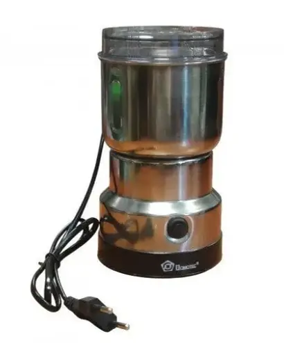 Электрическая кофемолка Domotec MS-7114 200Вт нержавеющая сталь - фото 4