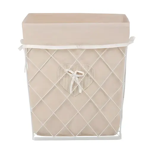 Корзина металлическая Handy Home Stainless, 35х24х40 см, бежевая (EW-50 S)