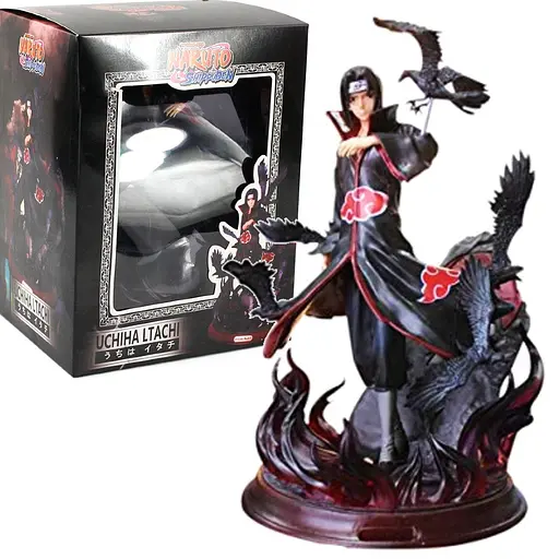 Фигурка Akatsuki Uchiha Itachi Haut Учиха Итачи с вороной Наруто Naruto 26 см NA 22.044 - фото 2
