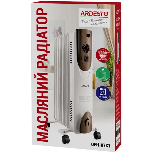 Масляный обогреватель Ardesto OFH-07X1 (1500 Вт) - фото 9