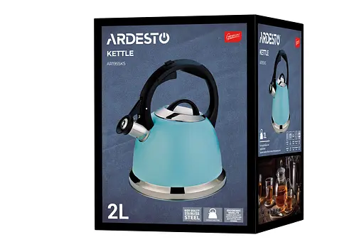 Чайник Ardesto Gemini 2 л нержавеющая сталь - фото 8