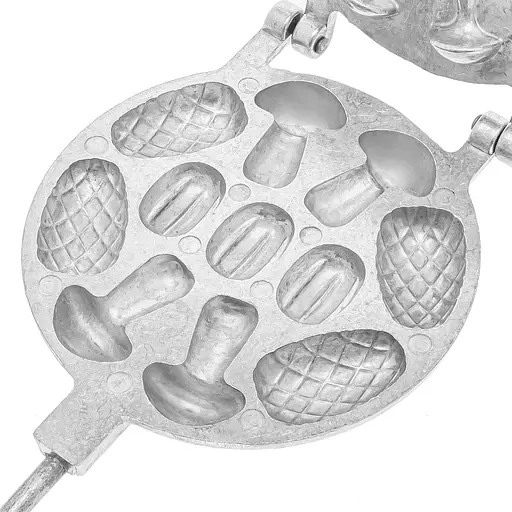 Форма для выпечки печенья на плите орешница "Лесное Ассорти" орешки шишки грибочки, ХЕАЗ 82520 - фото 7