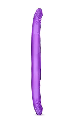 Двосторонній фалоімітатор B Yours 16 Inch Double Dildo 40.6 см фіолетовий - фото 2