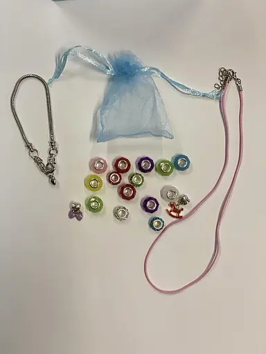 Набор для создания украшений G-Toys Пандора 2 в 1 в подарочном пакете голубой - фото 3