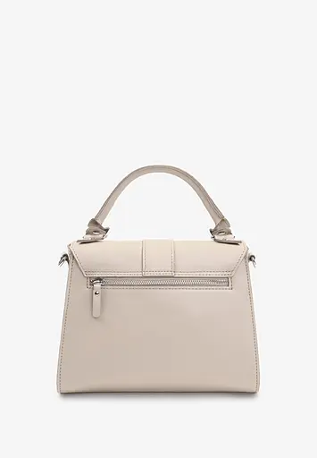 Жіноча шкіряна сумка Ester світло-бежевий краст - фото 7