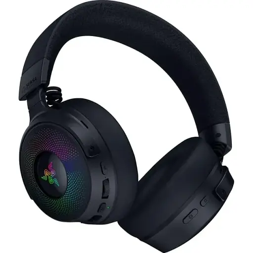Гарнитура игровая Razer Kraken V4 Pro mini-jack/USB-A/BT/WL RGB черная - фото 8