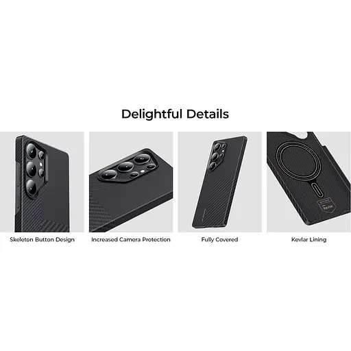 Чехол Benks Montage ArmorAir Kevlar Case 600D/1500D Magnetic для Samsung Galaxy S25 Ultra Black (6948005949235) [141718] - фото 10