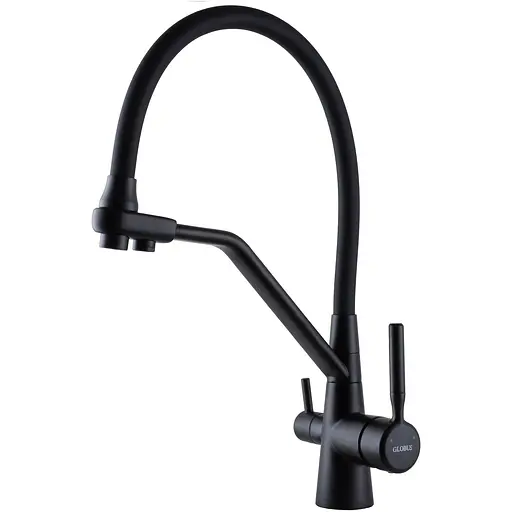 Смеситель для кухни под осмос Globus Lux GLLR-0800-10-01 000024671 Черный матовый - фото 1