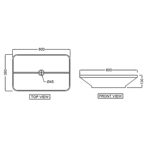 Умивальник Jaquar Laguna 60*38 см LAS-WHT-91905, Білий - фото 2