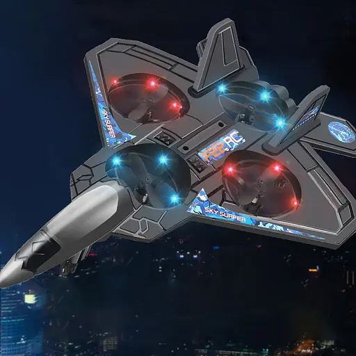 Літак на радіокеруванні SCHE L0715 Foam Blue / Red - фото 3