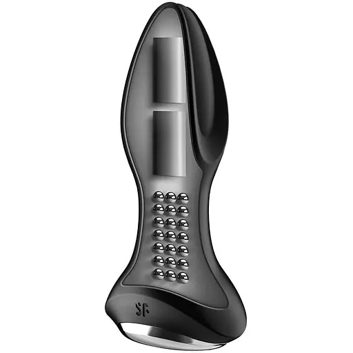 Анальна смарт-вібропробка із перловим масажем Satisfyer Rotator Plug 2+ Black - фото 3