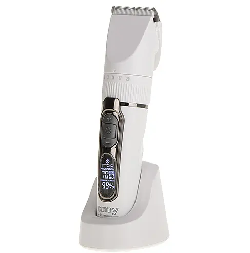 Машинка для стрижки волос с ЖК-дисплеем и подставкой для зарядки Camry CR 2841 - фото 10