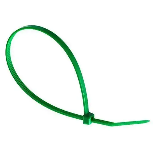 Стяжки для кабелю, 250 мм х 2.5 мм, 100 шт, зелені, Takel - фото 1