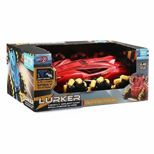 Радиоуправляемая трюковая машина JD 155-14 A-01, парогенератор, подсветка, музыка, аккумулятор 3.7V, пульт 2.4GHz, голубая - фото 2