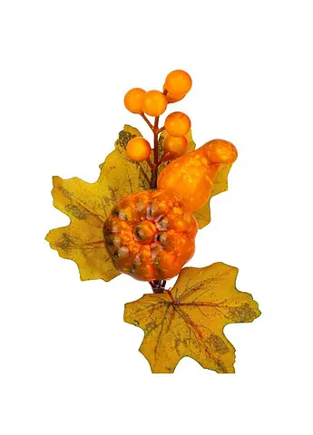 Искусственная ветвь "Осенний настрой", 24 см Elisey 9130-009   - фото 2
