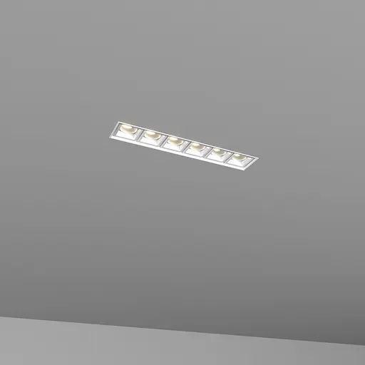 Встраиваемый светильник Skarlat RSL74146 6×2W WH 3000K - фото 1